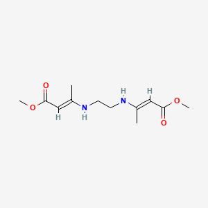 molecular formula C12H20N2O4 B3910650 dimethyl 3,3'-(1,2-ethanediyldiimino)bis(2-butenoate) 