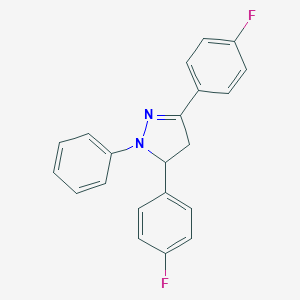 3,5-bis(4-fluorophenyl)-1-phenyl-4,5-dihydro-1H-pyrazole