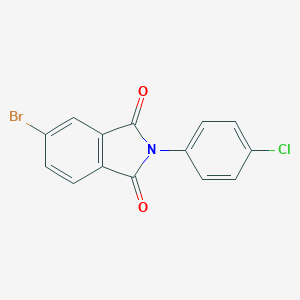 molecular formula C14H7BrClNO2 B391085 5-bromo-2-(4-chlorophenyl)-1H-isoindole-1,3(2H)-dione CAS No. 82104-73-2
