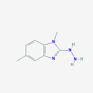 B039112 (1,5-Dimethylbenzimidazol-2-yl)hydrazine CAS No. 114804-40-9