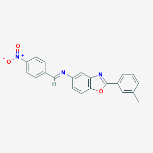 5-({4-Nitrobenzylidene}amino)-2-(3-methylphenyl)-1,3-benzoxazole