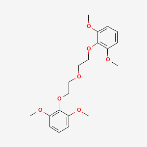 molecular formula C20H26O7 B3911218 1,1'-[oxybis(2,1-ethanediyloxy)]bis(2,6-dimethoxybenzene) 
