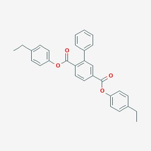molecular formula C30H26O4 B391126 Bis(4-ethylphenyl) [1,1'-biphenyl]-2,5-dicarboxylate 