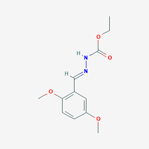 Ethyl 2-(2,5-dimethoxybenzylidene)hydrazinecarboxylate