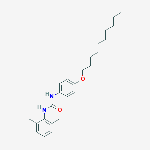 molecular formula C25H36N2O2 B391146 N-[4-(decyloxy)phenyl]-N'-(2,6-dimethylphenyl)urea 