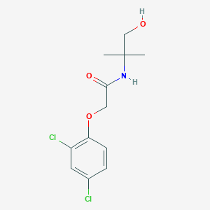 molecular formula C12H15Cl2NO3 B3911565 2-(2,4-dichlorophenoxy)-N-(2-hydroxy-1,1-dimethylethyl)acetamide 
