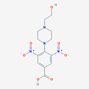 4-[4-(2-Hydroxyethyl)-1-piperazinyl]-3,5-dinitrobenzoic acid
