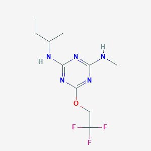 N-(sec-butyl)-N'-methyl-6-(2,2,2-trifluoroethoxy)-1,3,5-triazine-2,4-diamine