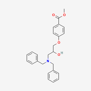 molecular formula C25H27NO4 B3911752 methyl 4-[3-(dibenzylamino)-2-hydroxypropoxy]benzoate 