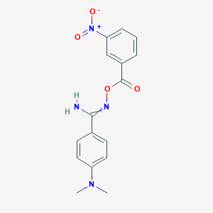 [[Amino-[4-(dimethylamino)phenyl]methylidene]amino] 3-nitrobenzoate