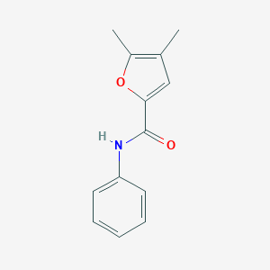molecular formula C13H13NO2 B391190 4,5-dimethyl-N-phenyl-2-furamide 