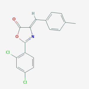 (4Z)-2-(2,4-dichlorophenyl)-4-(4-methylbenzylidene)-1,3-oxazol-5(4H)-one