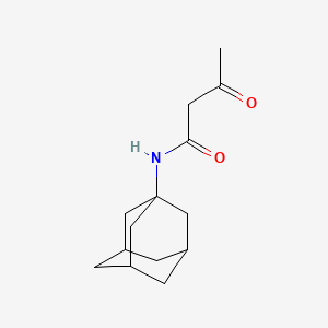 molecular formula C14H21NO2 B3912024 N-1-adamantyl-3-oxobutanamide CAS No. 6082-54-8