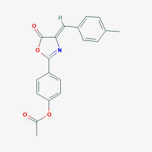 4-[4-(4-Methylbenzylidene)-5-oxo-4,5-dihydro-1,3-oxazol-2-yl]phenyl acetate