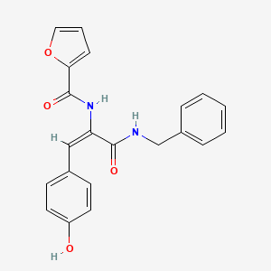 N-[1-[(benzylamino)carbonyl]-2-(4-hydroxyphenyl)vinyl]-2-furamide