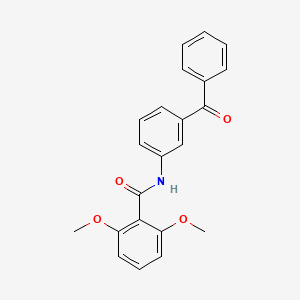 N-(3-benzoylphenyl)-2,6-dimethoxybenzamide