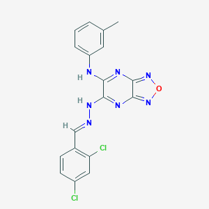 2,4-Dichlorobenzaldehyde [6-(3-toluidino)[1,2,5]oxadiazolo[3,4-b]pyrazin-5-yl]hydrazone