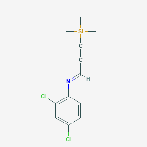 molecular formula C12H13Cl2NSi B391246 N-(2,4-dichlorophenyl)-N-[3-(trimethylsilyl)-2-propynylidene]amine 