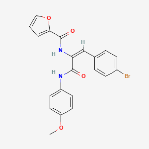 N-(2-(4-bromophenyl)-1-{[(4-methoxyphenyl)amino]carbonyl}vinyl)-2-furamide