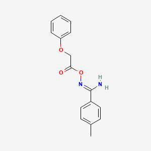 [(Z)-[amino-(4-methylphenyl)methylidene]amino] 2-phenoxyacetate