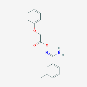 3-methyl-N'-[(phenoxyacetyl)oxy]benzenecarboximidamide