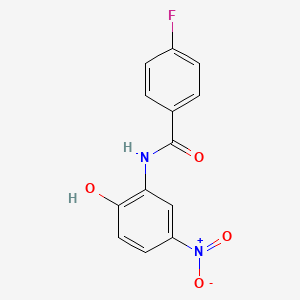 4-fluoro-N-(2-hydroxy-5-nitrophenyl)benzamide