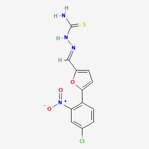 5-(4-chloro-2-nitrophenyl)-2-furaldehyde thiosemicarbazone