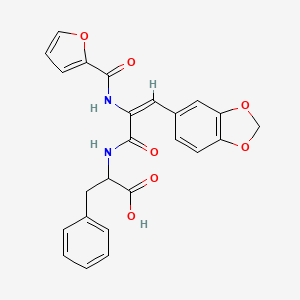 N-[3-(1,3-benzodioxol-5-yl)-2-(2-furoylamino)acryloyl]phenylalanine