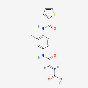 4-({3-methyl-4-[(2-thienylcarbonyl)amino]phenyl}amino)-4-oxo-2-butenoic acid