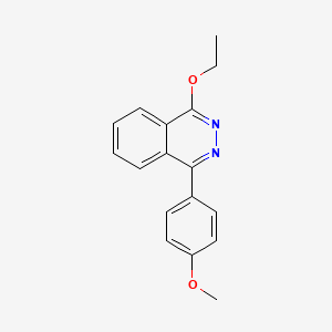 molecular formula C17H16N2O2 B3912715 1-ethoxy-4-(4-methoxyphenyl)phthalazine 