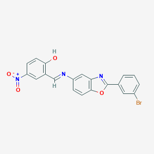 2-({[2-(3-Bromophenyl)-1,3-benzoxazol-5-yl]imino}methyl)-4-nitrophenol