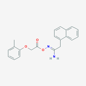 N'-{[(2-methylphenoxy)acetyl]oxy}-2-(1-naphthyl)ethanimidamide