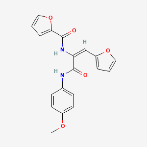 N-(2-(2-furyl)-1-{[(4-methoxyphenyl)amino]carbonyl}vinyl)-2-furamide