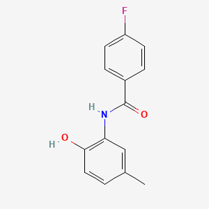 4-fluoro-N-(2-hydroxy-5-methylphenyl)benzamide