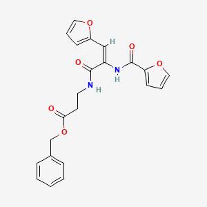 benzyl N-[2-(2-furoylamino)-3-(2-furyl)acryloyl]-beta-alaninate