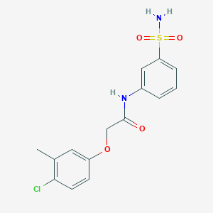 N-[3-(aminosulfonyl)phenyl]-2-(4-chloro-3-methylphenoxy)acetamide