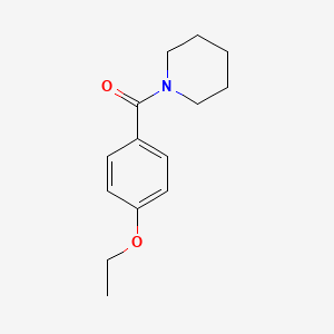 molecular formula C14H19NO2 B3912970 1-(4-ethoxybenzoyl)piperidine 