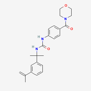 N-[1-(3-isopropenylphenyl)-1-methylethyl]-N'-[4-(4-morpholinylcarbonyl)phenyl]urea