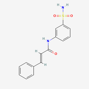 N-[3-(aminosulfonyl)phenyl]-3-phenylacrylamide