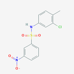 N-(3-chloro-4-methylphenyl)-3-nitrobenzenesulfonamide