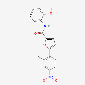 N-(2-hydroxyphenyl)-5-(2-methyl-4-nitrophenyl)furan-2-carboxamide