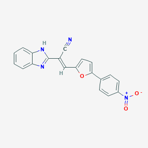 2-(1H-benzimidazol-2-yl)-3-(5-{4-nitrophenyl}-2-furyl)acrylonitrile