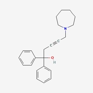 5-(1-azepanyl)-1,1-diphenyl-3-pentyn-1-ol