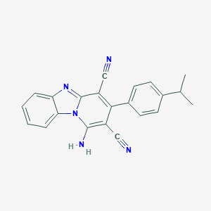 1-Amino-3-(4-isopropylphenyl)pyrido[1,2-a]benzimidazole-2,4-dicarbonitrile