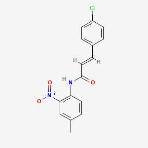 3-(4-chlorophenyl)-N-(4-methyl-2-nitrophenyl)acrylamide