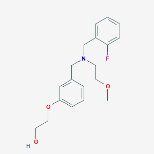 2-(3-{[(2-fluorobenzyl)(2-methoxyethyl)amino]methyl}phenoxy)ethanol