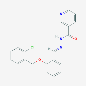 N'-{2-[(2-chlorobenzyl)oxy]benzylidene}nicotinohydrazide