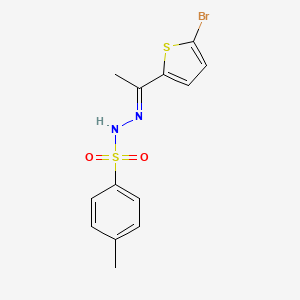 N'-[1-(5-bromo-2-thienyl)ethylidene]-4-methylbenzenesulfonohydrazide