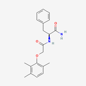 (2S)-3-phenyl-2-{[(2,3,6-trimethylphenoxy)acetyl]amino}propanamide