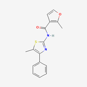 2-methyl-N-(5-methyl-4-phenyl-1,3-thiazol-2-yl)-3-furamide